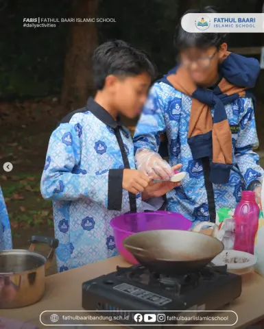 Cooking day at Fathul Baari Islamic School!